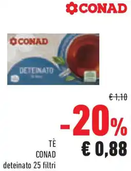 Conad Superstore Tè CONAD offerta