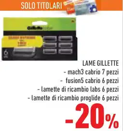Conad Superstore Lame gillette offerta