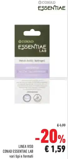 Conad Superstore Linea viso CONAD ESSENTIAE LAB offerta