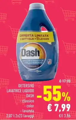 Conad Superstore Detersivo lavatrice liquido DASH offerta