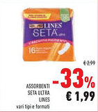 Conad Superstore Assorbenti seta ultra LINES offerta