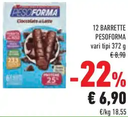 Conad Superstore 12 barrette Pesoforma offerta