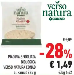 Conad Superstore Piadina sfogliata biologica verso natura conad offerta