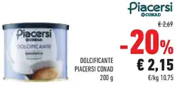 Conad Superstore Dolcificante piacersi conad offerta