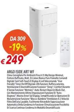 Galassia ARGO ISIDE ART WF offerta