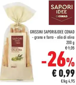 Conad Superstore Grissini sapori&idee conad offerta
