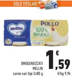 Conad Superstore Omogeneizzati mellin offerta