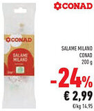 Conad Superstore Salame milano CONAD offerta