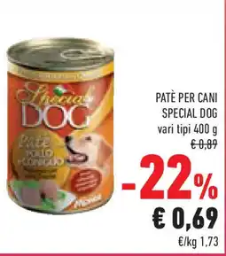 Conad Superstore Patè per cani SPECIAL DOG offerta