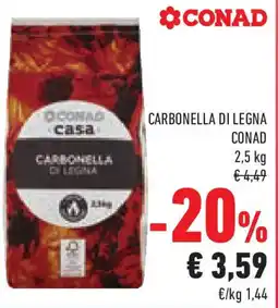 Conad Superstore Carbonella di legna CONAD offerta