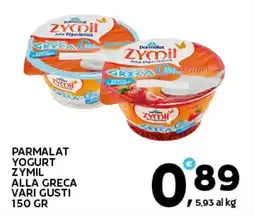 Extra Supermercati Parmalat yogurt zymil alla greca vari gusti offerta