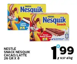 Extra Supermercati Nestlé snack nesquik cacao/latte offerta