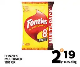 Extra Supermercati Fonzies multipack offerta