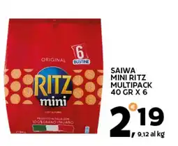 Extra Supermercati Saiwa mini ritz multipack offerta