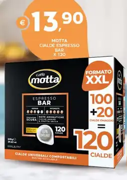 Extra Supermercati Motta cialde espresso bar offerta