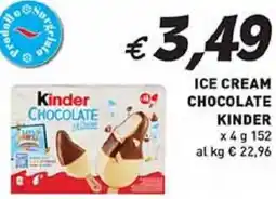 Coal Ice cream chocolate kinder offerta