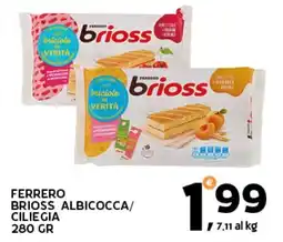 Extra Supermercati Ferrero brioss albicocca/ ciliegia offerta