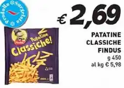 Coal Patatine classiche FINDUS offerta