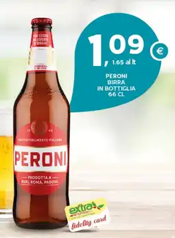 Extra Supermercati Peroni birra in bottiglia offerta