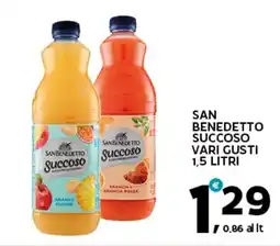 Extra Supermercati San benedetto succoso vari gusti offerta