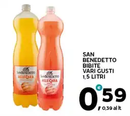 Extra Supermercati San benedetto bibite vari gusti offerta