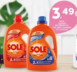 Extra Supermercati Sole liquido splendente/ colore/lavanda offerta