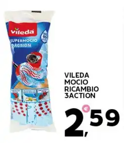 Extra Supermercati Vileda mocio ricambio 3action offerta