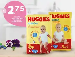 Extra Supermercati Huggies unistar flash pannolini varie misure offerta
