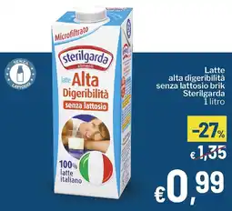 Qui Discount Latte alta digeribilità senza lattosio brik Sterilgarda offerta