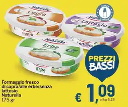 Qui Discount Formaggio fresco di capra/alle erbe/senza lattosio Naturella offerta