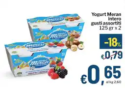 Qui Discount Yogurt Meran intero gusti assortiti offerta