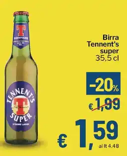 Qui Discount Birra Tennent's super offerta
