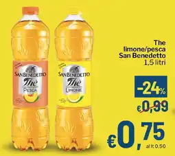 Qui Discount The limone/pesca San Benedetto offerta
