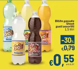 Qui Discount Bibite gassate Shoot gusti assortiti offerta
