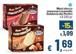Qui Discount Maxi stecco amarena/caramello Gelateria dei Portici offerta