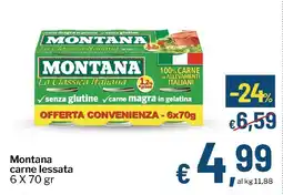Qui Discount Montana carne lessata offerta