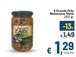 Qui Discount Il Grande Orto Melanzane filetti offerta