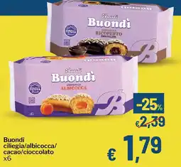 Qui Discount Buondi ciliegia/albicocca/ cacao/cioccolato offerta