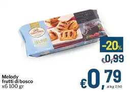 Qui Discount Melody frutti di bosco offerta