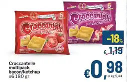 Qui Discount Croccantelle multipack bacon/ketchup offerta