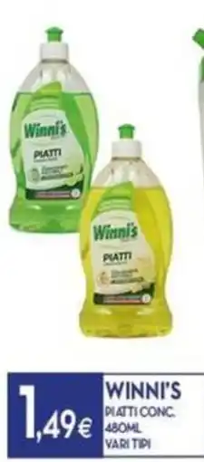 Proshop Winni's piatti conc. vari tipi offerta