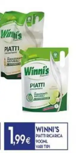 Proshop Winni's piatti ricarica vari tipi offerta