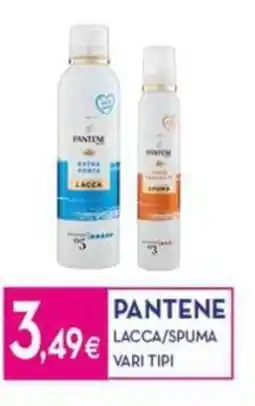 Proshop Pantene lacca/spuma vari tipi offerta