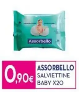 Proshop Assorbello salviettine baby x20 offerta