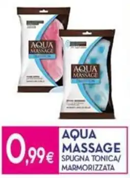 Proshop Aqua massage spugna tonica/ marmorizzata offerta