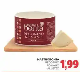 Eté Mastrobontà pecorino romano all'etto offerta