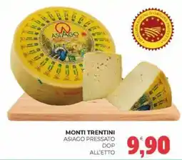 Eté Monti trentini asiago pressato dop all'etto offerta
