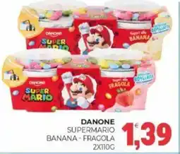 Eté Danone supermario banana - fragola offerta