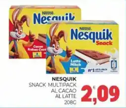 Eté Nesquik snack multipack al cacao al latte offerta