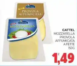 Eté Cattel mozzarella provola affumicata a fette offerta